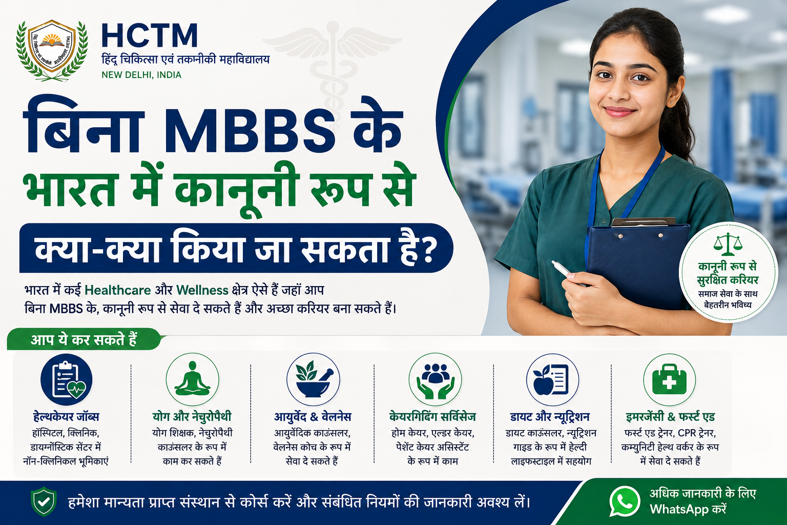 बिना MBBS के भारत में कानूनी रूप से क्या-क्या किया जा सकता है?