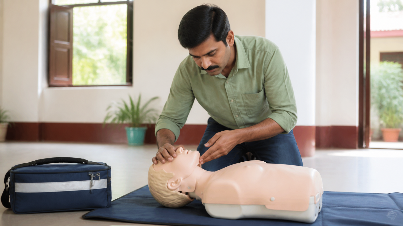 Community First Responder course at HCTM New Delhi