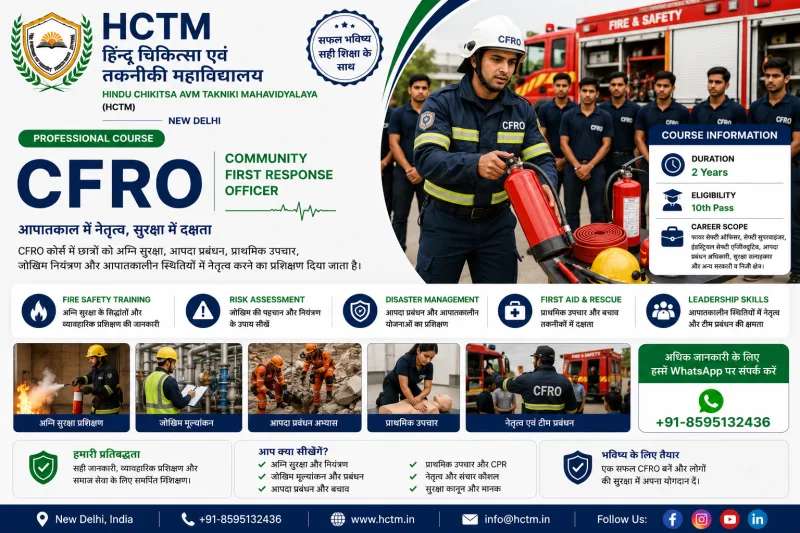 कम्युनिटी फर्स्ट रिस्पॉन्स ऑफिसर (CFRO)