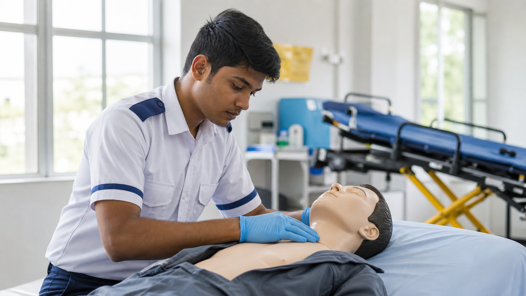 Emergency Medical Technician course at HCTM New Delhi