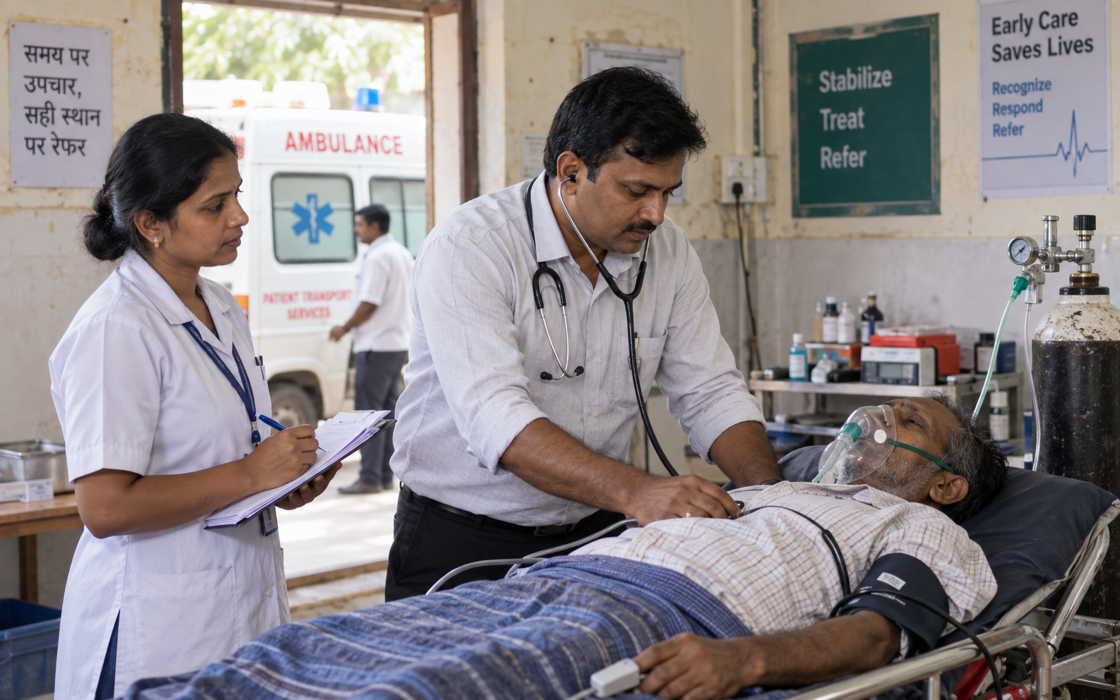 Emergency Medical Technician course at HCTM New Delhi